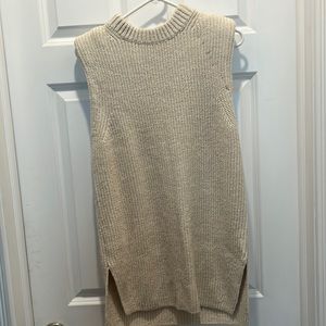 H&M long sweater vest never worn